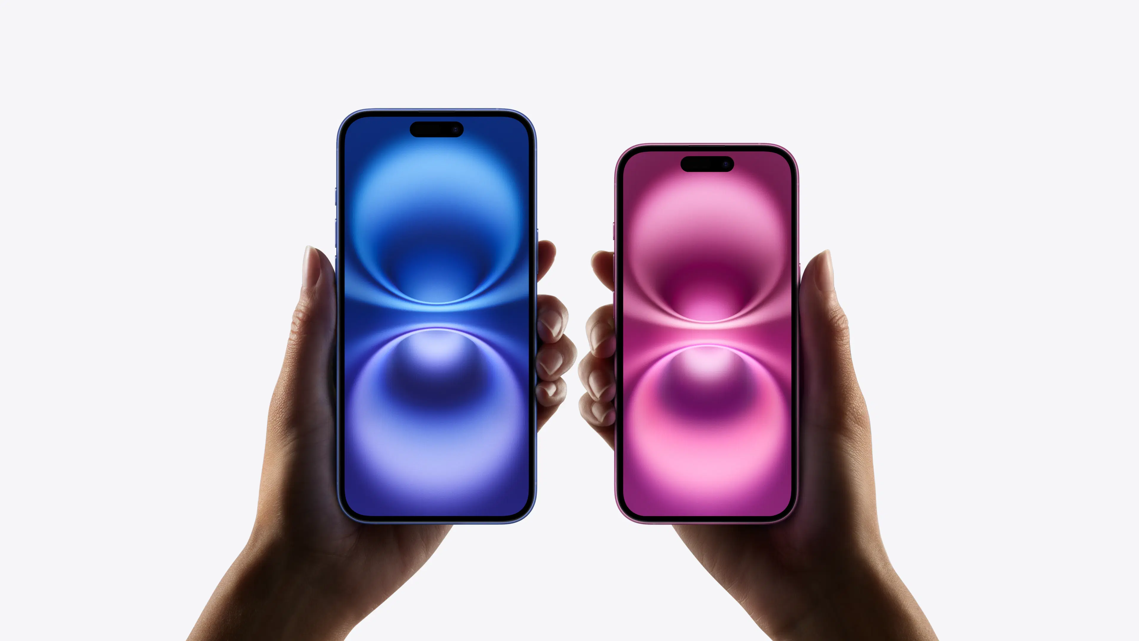 iPhone 16 em diferentes cores